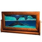 Exotic Sands XLarge Sand Art - Summer Turquoise and Cherry