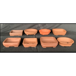 Sunshine Tropical Gardens Unglazed Bonsai Pot, 6" Assorted Red Clay