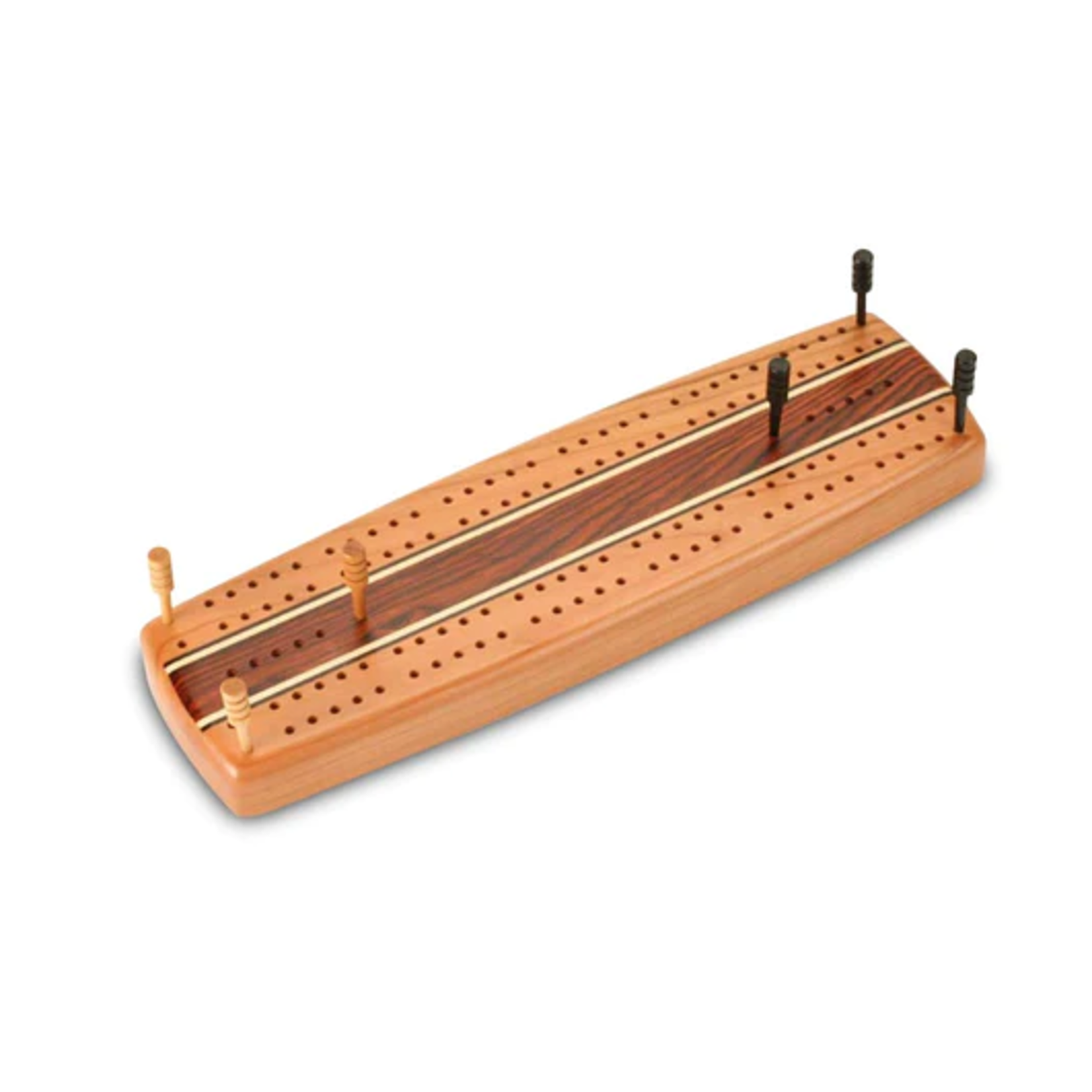 Heartwood Creations Cribbage Board, Cherry Inlay