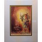 Deborah Hershey Designs "She is a torch in the darkness." - Matted Print