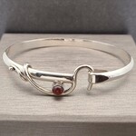 Modern Heirloom® AC Hook Bracelet, Garnet 5mm