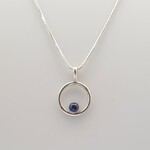 Modern Heirloom® Micro Sapphire Circle Pendant