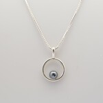 Modern Heirloom® Micro 5mm Hematite Circle Pendant, 16" Octava