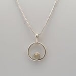 Modern Heirloom® Micro 5mm Opal Gem Circle Pendant