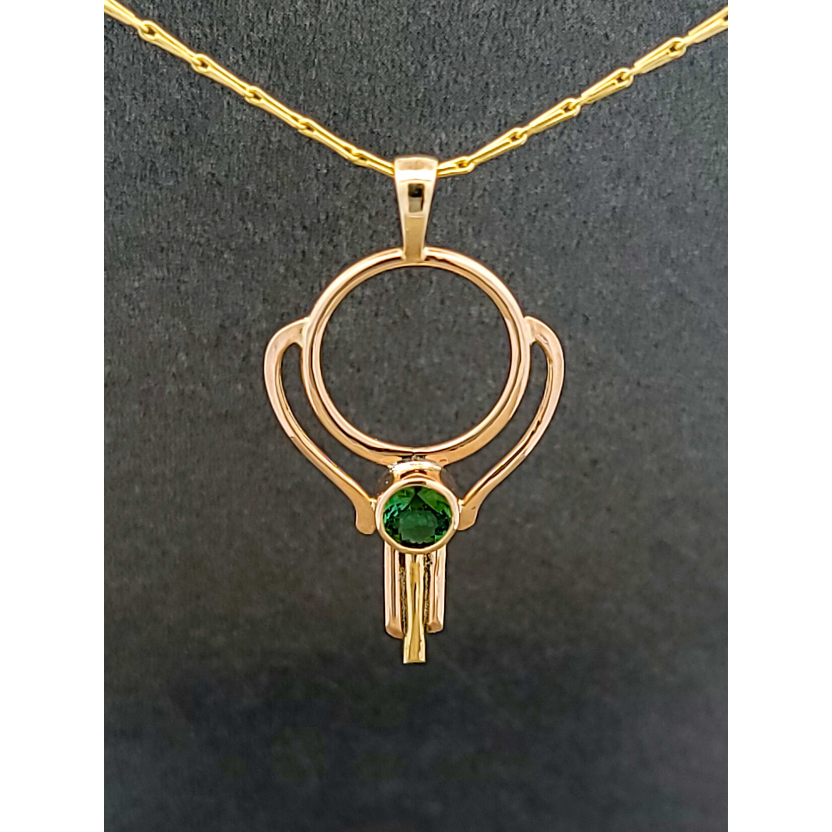 Modern Heirloom® Art Deco Necklace, Green Tourmaline