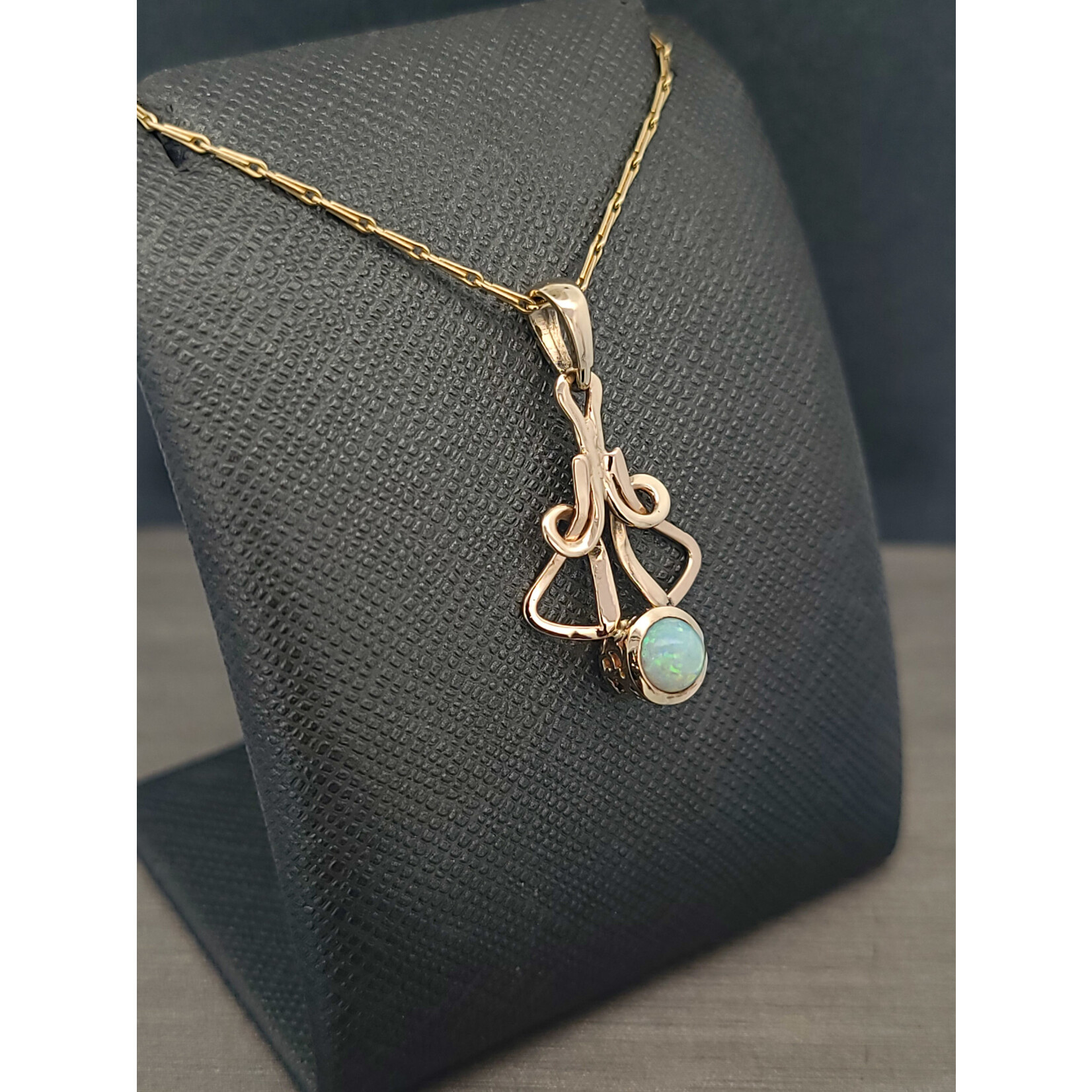 Modern Heirloom® Nouveau Wire Necklace. Opal