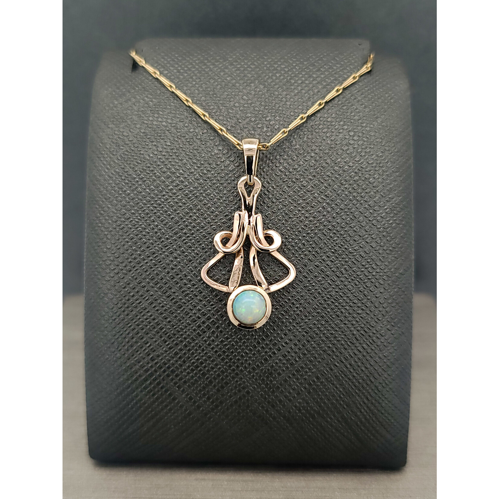Modern Heirloom® Nouveau Wire Necklace. Opal