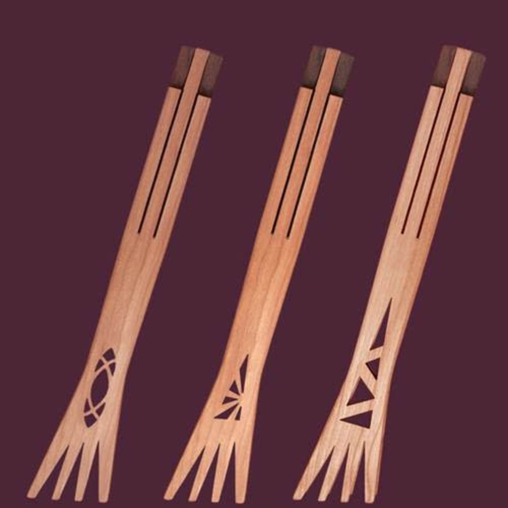 Moonspoon Inc. 7" Fold-Flat Tongs, Gallery Design