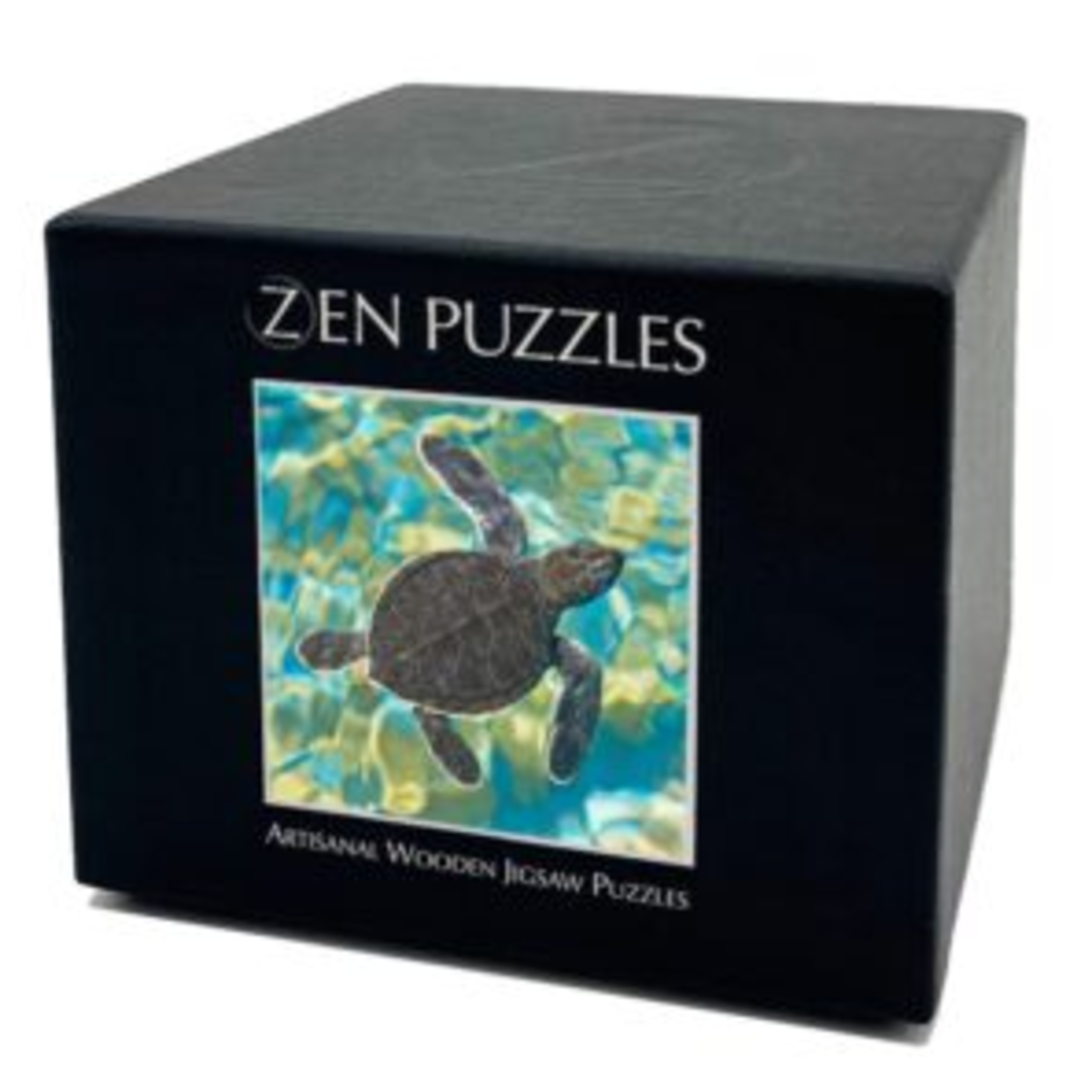 Zen Art & Design Zen Puzzle Small Mosaic Sea Turtle Silver Bonsai