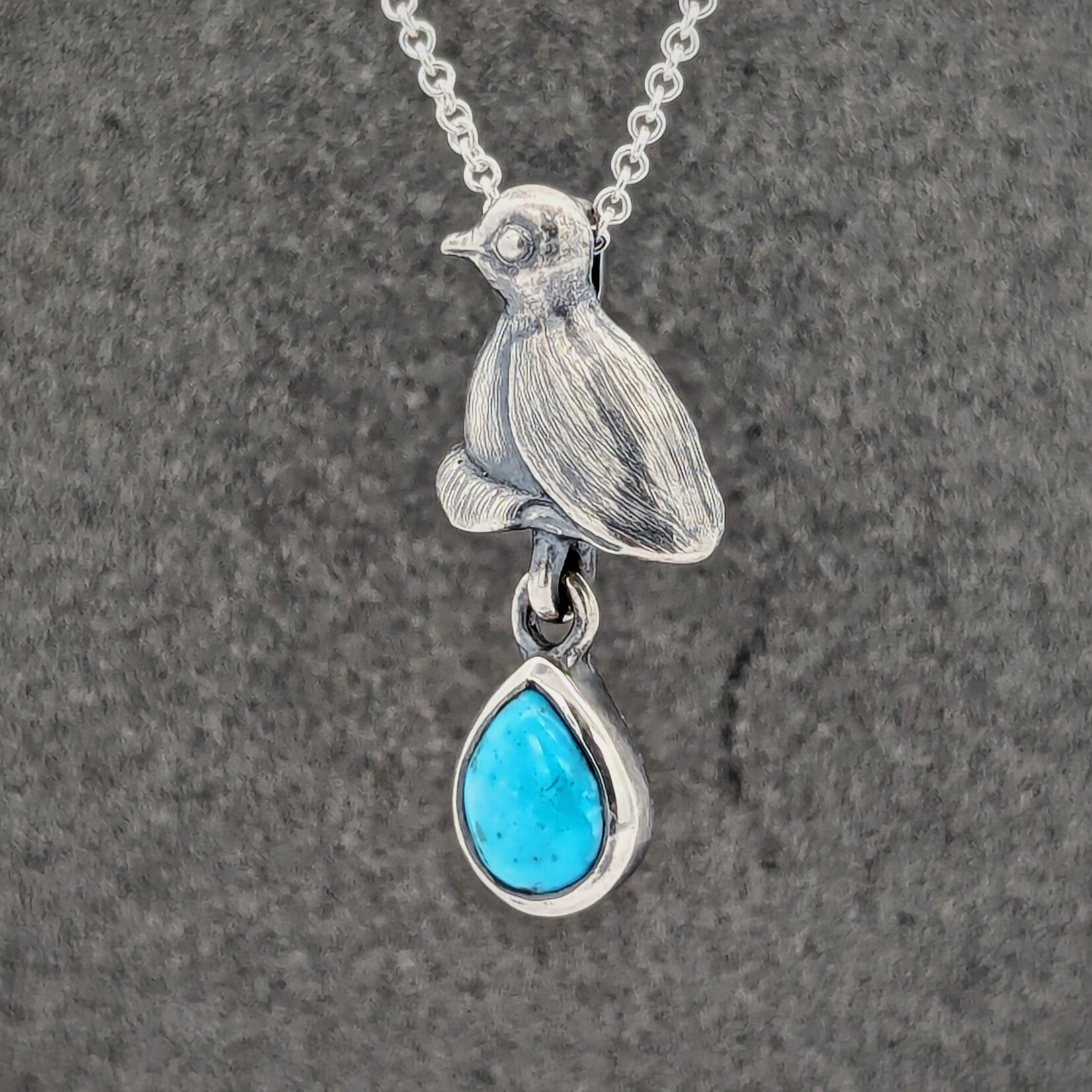 Carrie Nunes Jewelry Dove with Drop Pendant