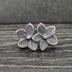Carrie Nunes Jewelry Sculpted Two-Flower Ring