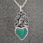 Carrie Nunes Jewelry Little Wren Heart Pendant