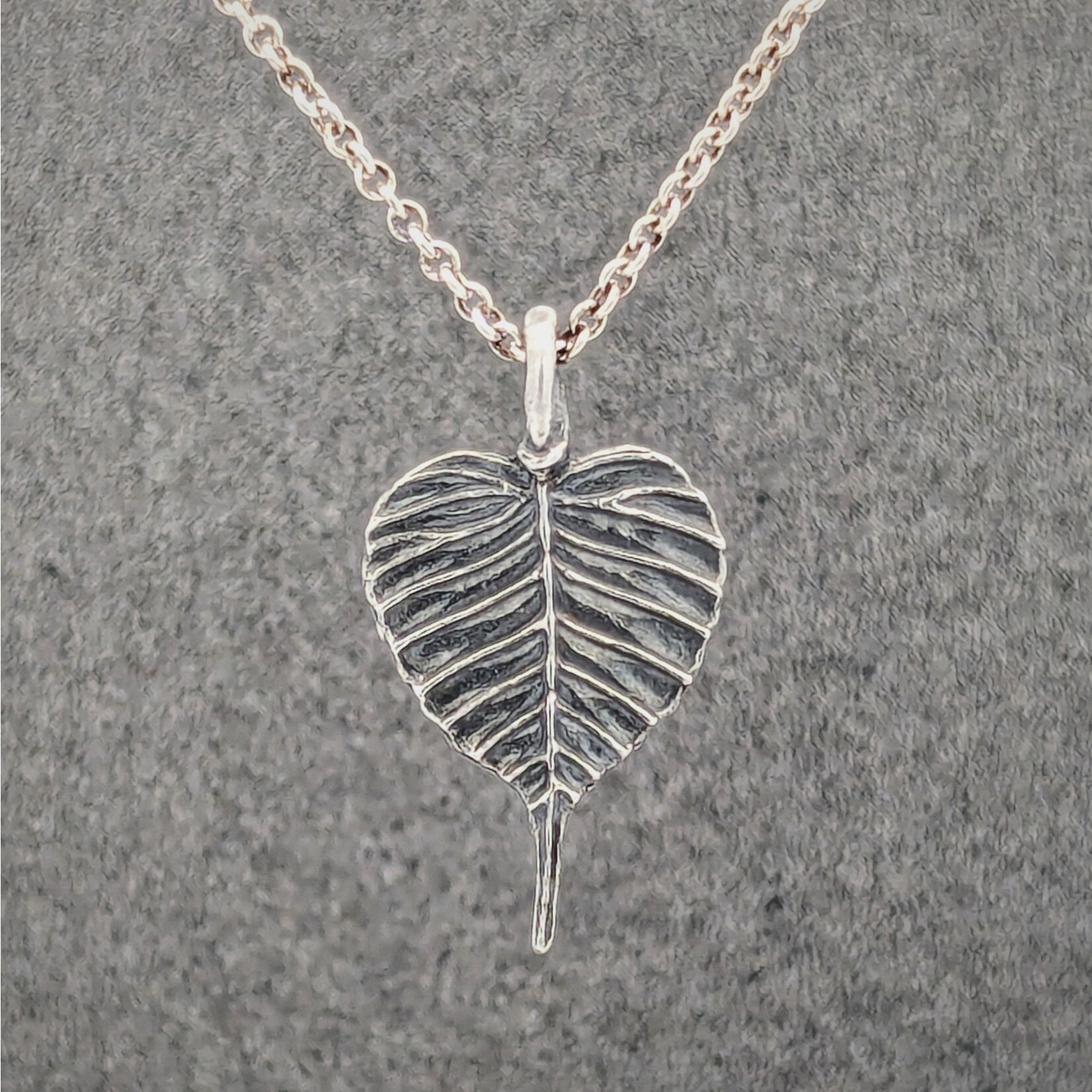 Carrie Nunes Jewelry Bodhi Leaf Pendant