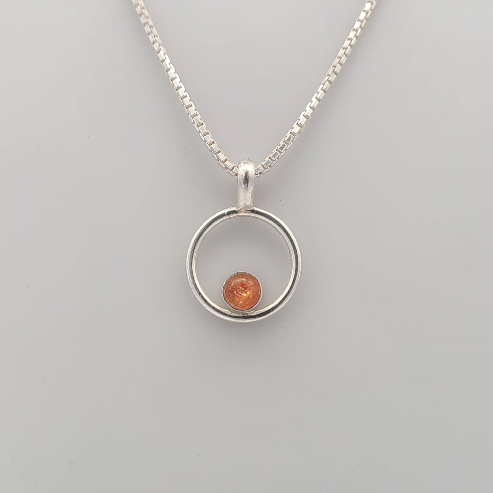 Modern Heirloom® Small 5mm Circle Pendant 16"