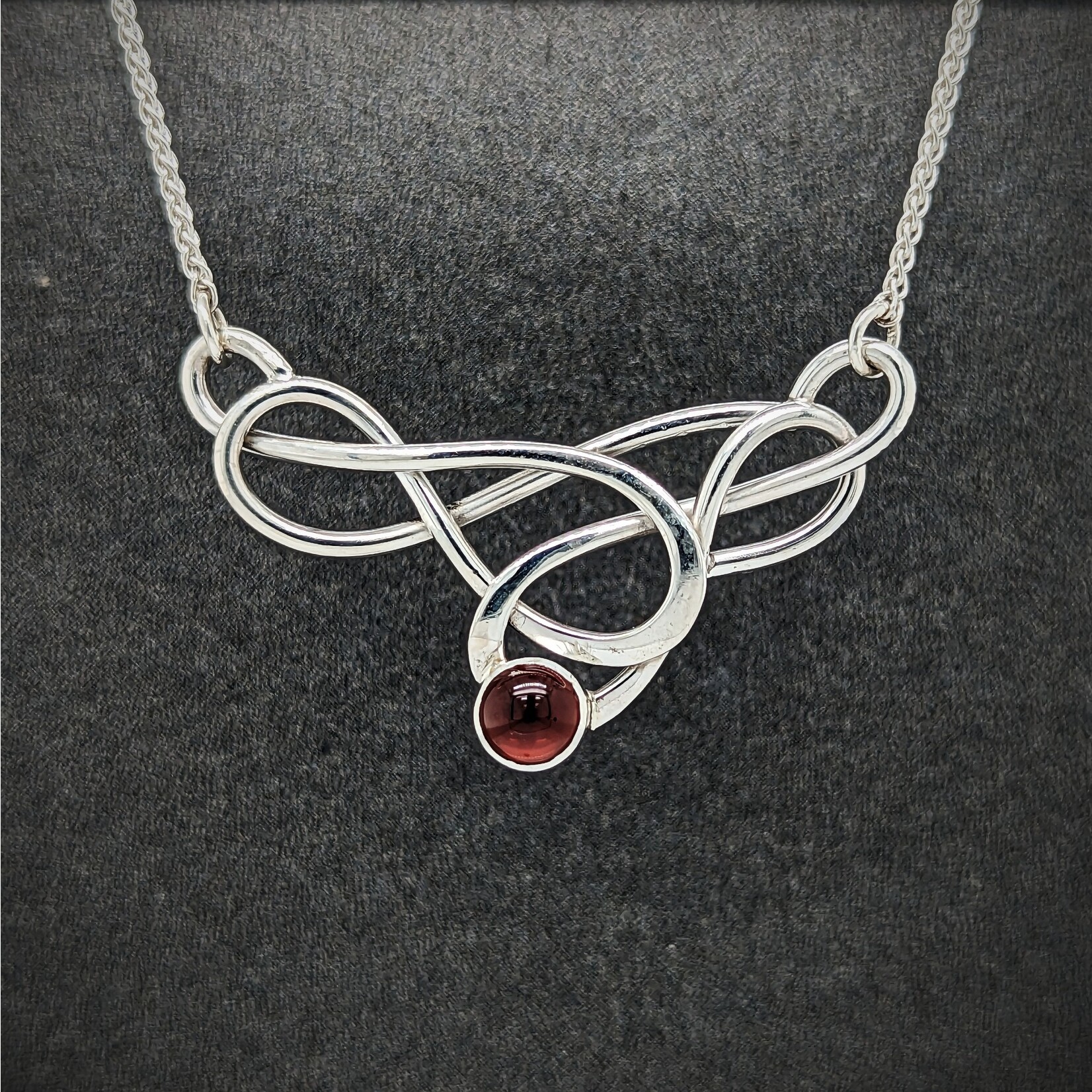 Modern Heirloom® Woven Lorien Garnet Necklace