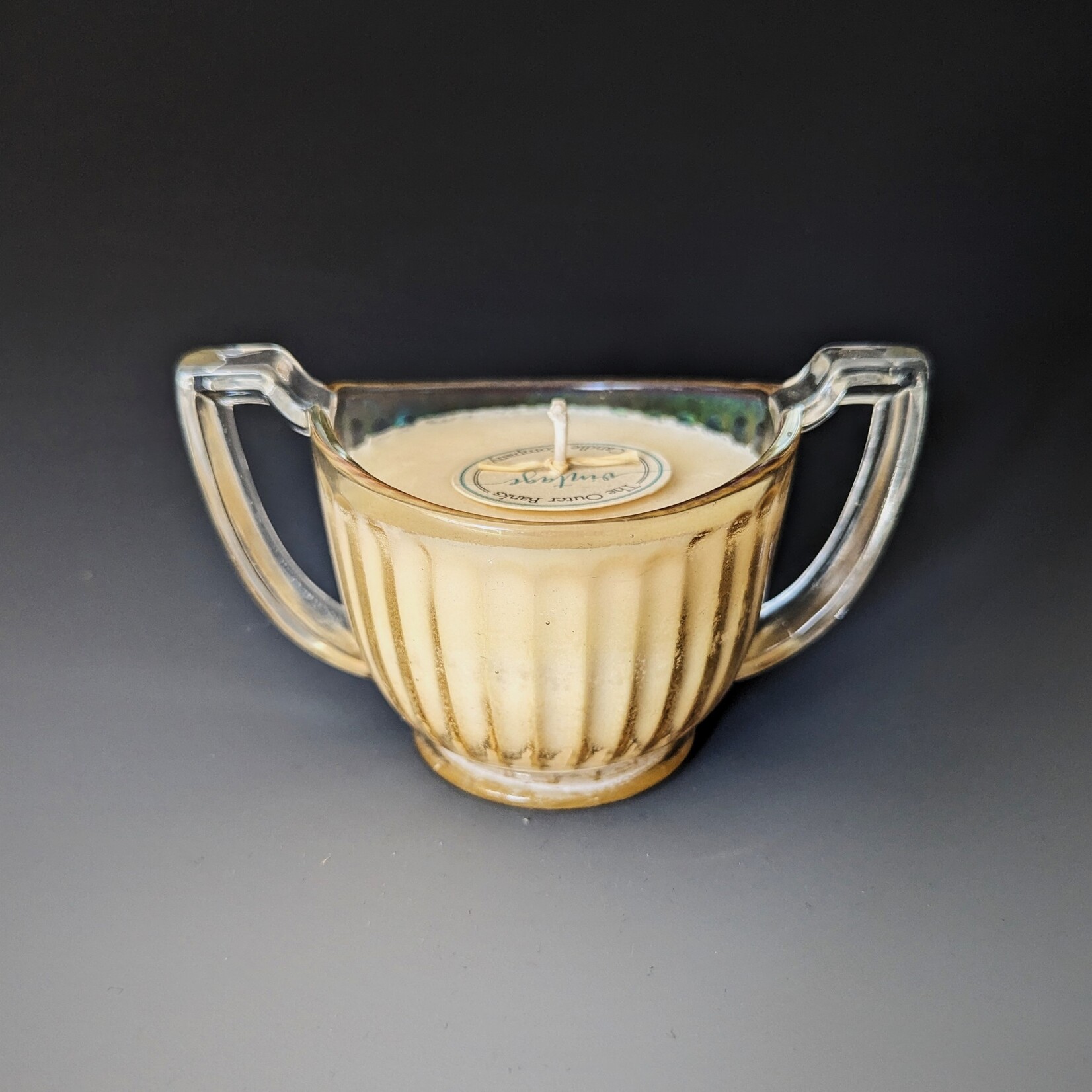 Outer Banks Candle Co. - Vintage Glass Creamer Candle