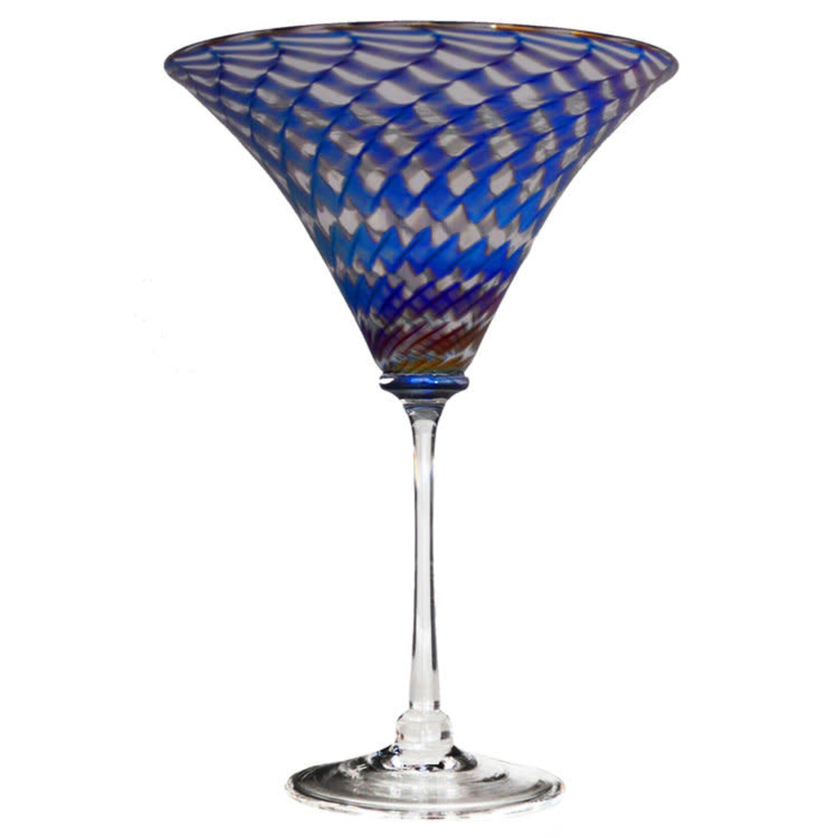 Romeo Glass Honeycomb Martini Glass