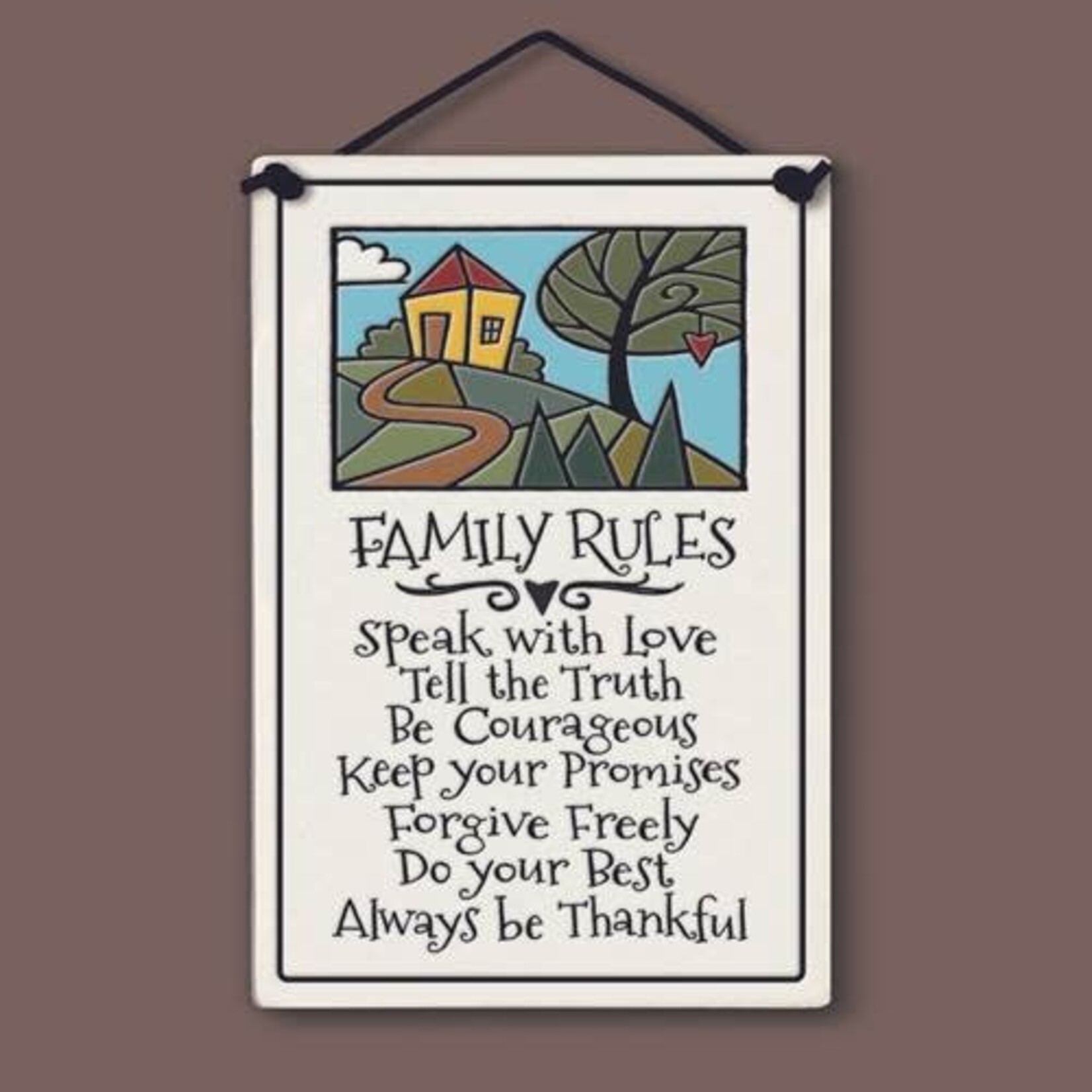 Spooner Creek Designs Spooner Creek Large Rectangular Wall Plaque