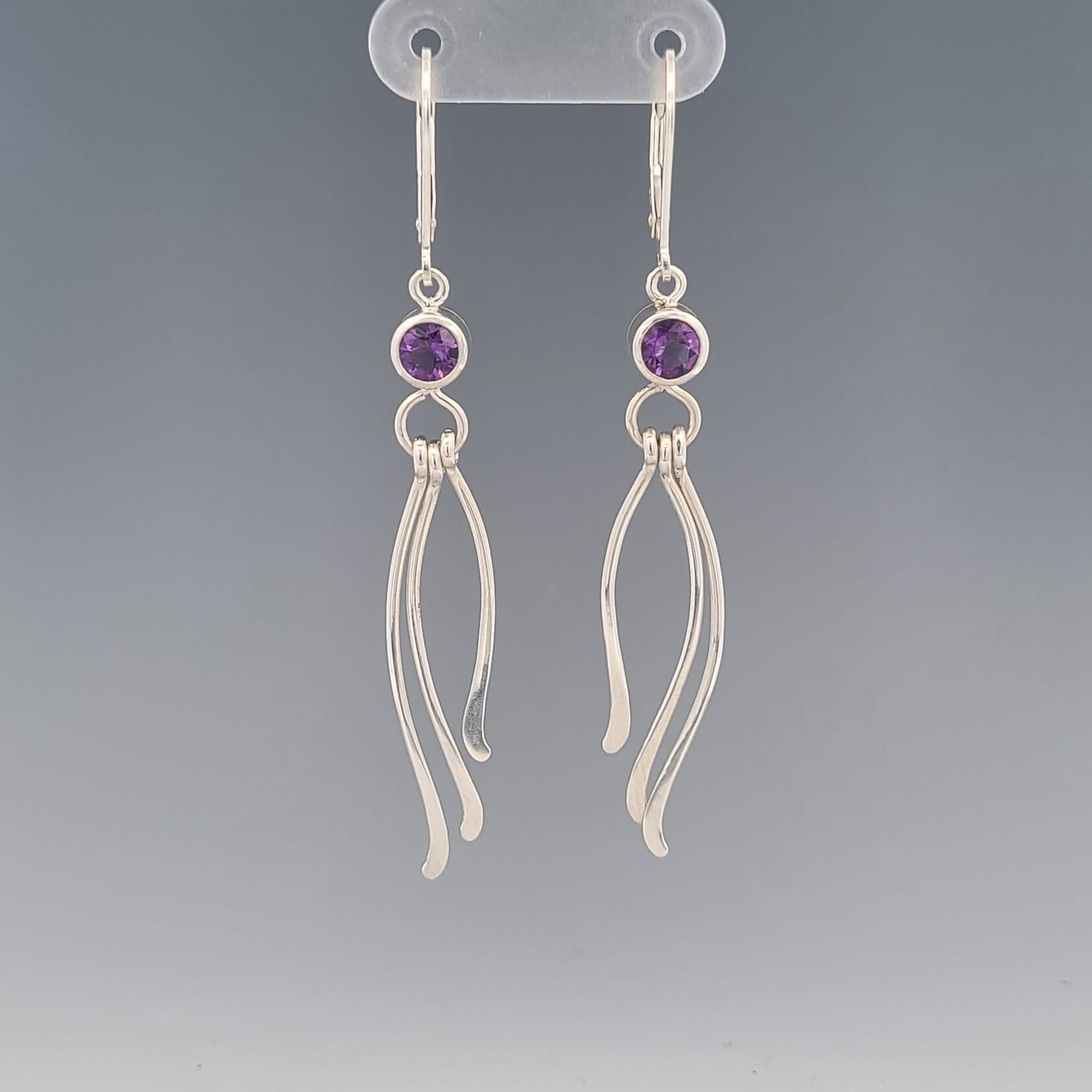Modern Heirloom® Seagrass Earring, 5mm, Amethyst
