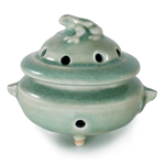 Incense Holder - Celadon Frog