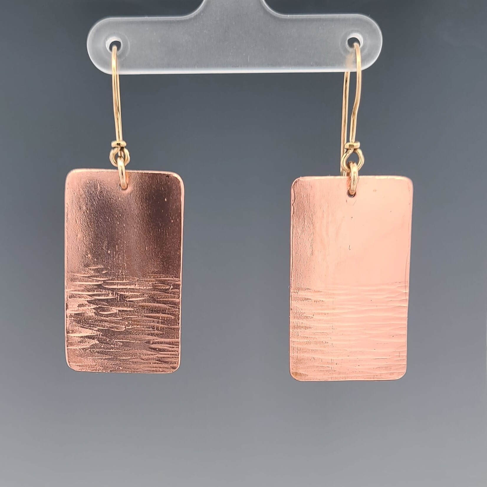 Modern Heirloom® Copper and Brass Forged Earrings