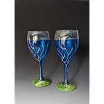 Kiddush Cup, Blue Tones