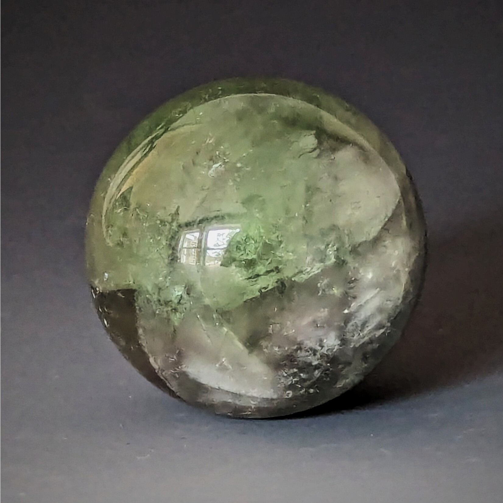 Green Fluorite Sphere