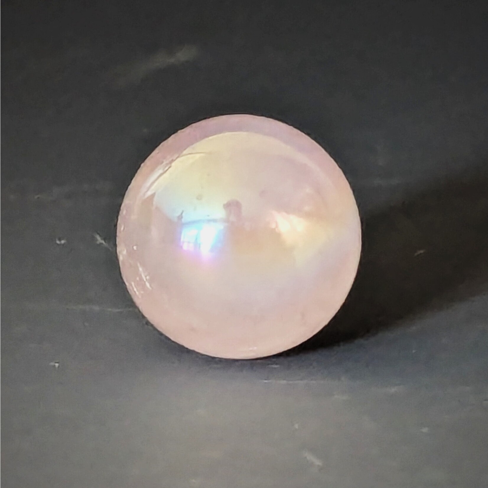 Aura Rose Quartz Crystal Ball