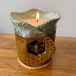AMG Pottery Bee Candle