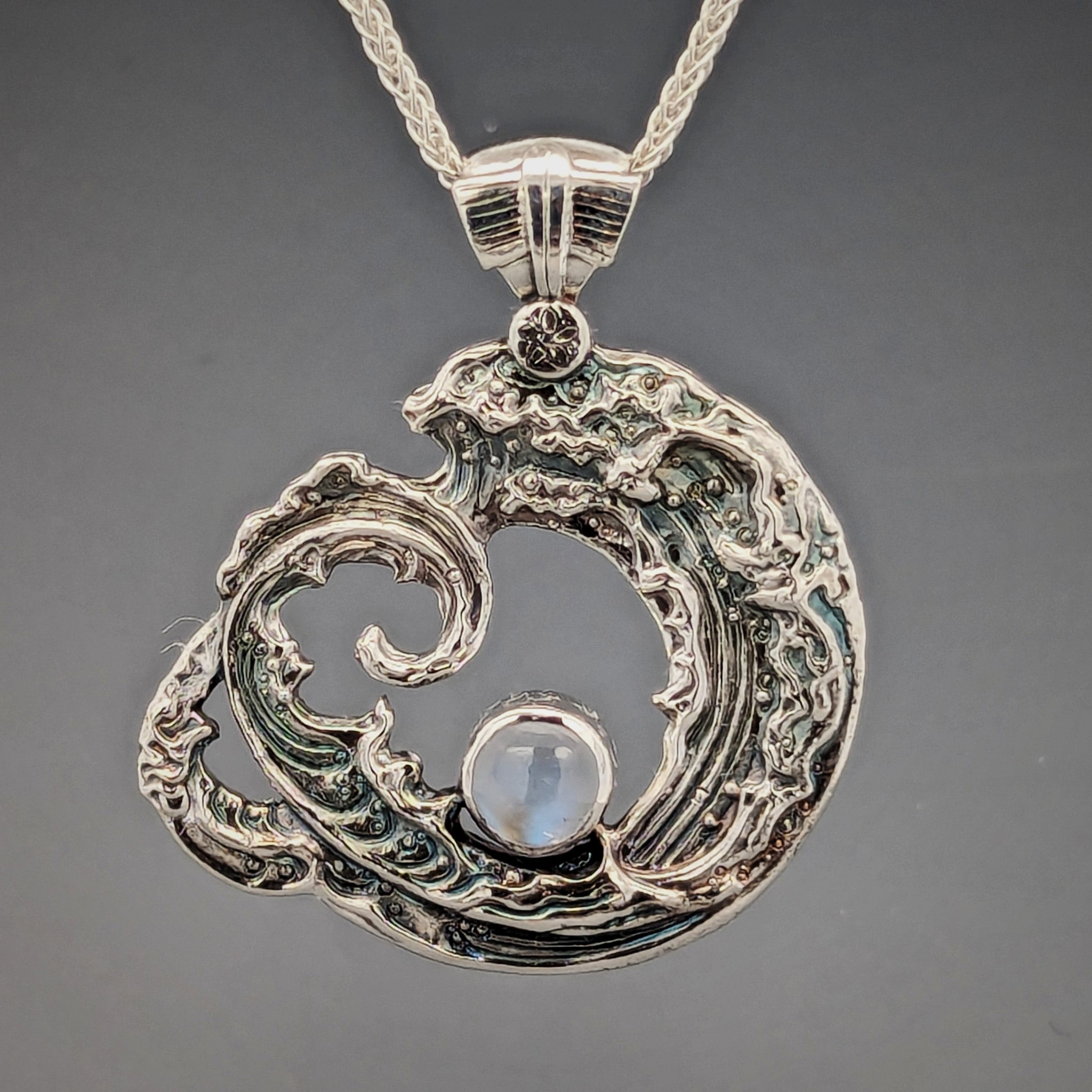 ネックレス・ペンダント Sculpted Wave Pendant Necklace #2704 (10K Gold) il_fullxfull.5861735624_5czo.jpg