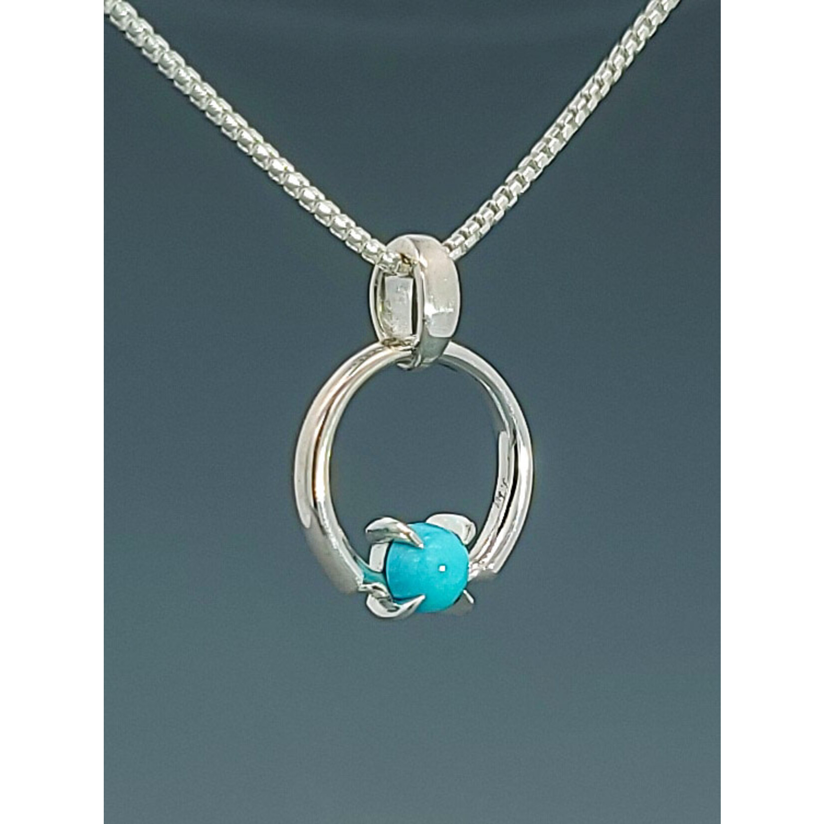 Modern Heirloom® Petite Portal Relic, Sterling and Turquoise