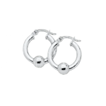 Marathon Jewelry Cape Cod Sterling 20mm Hoop Earrings