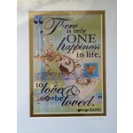 Deborah Hershey Designs "There is Only One..." Matted Print