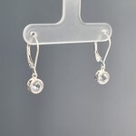 Modern Heirloom® Sterling Filigree Dangle Earrings w/ 5mm White Topaz