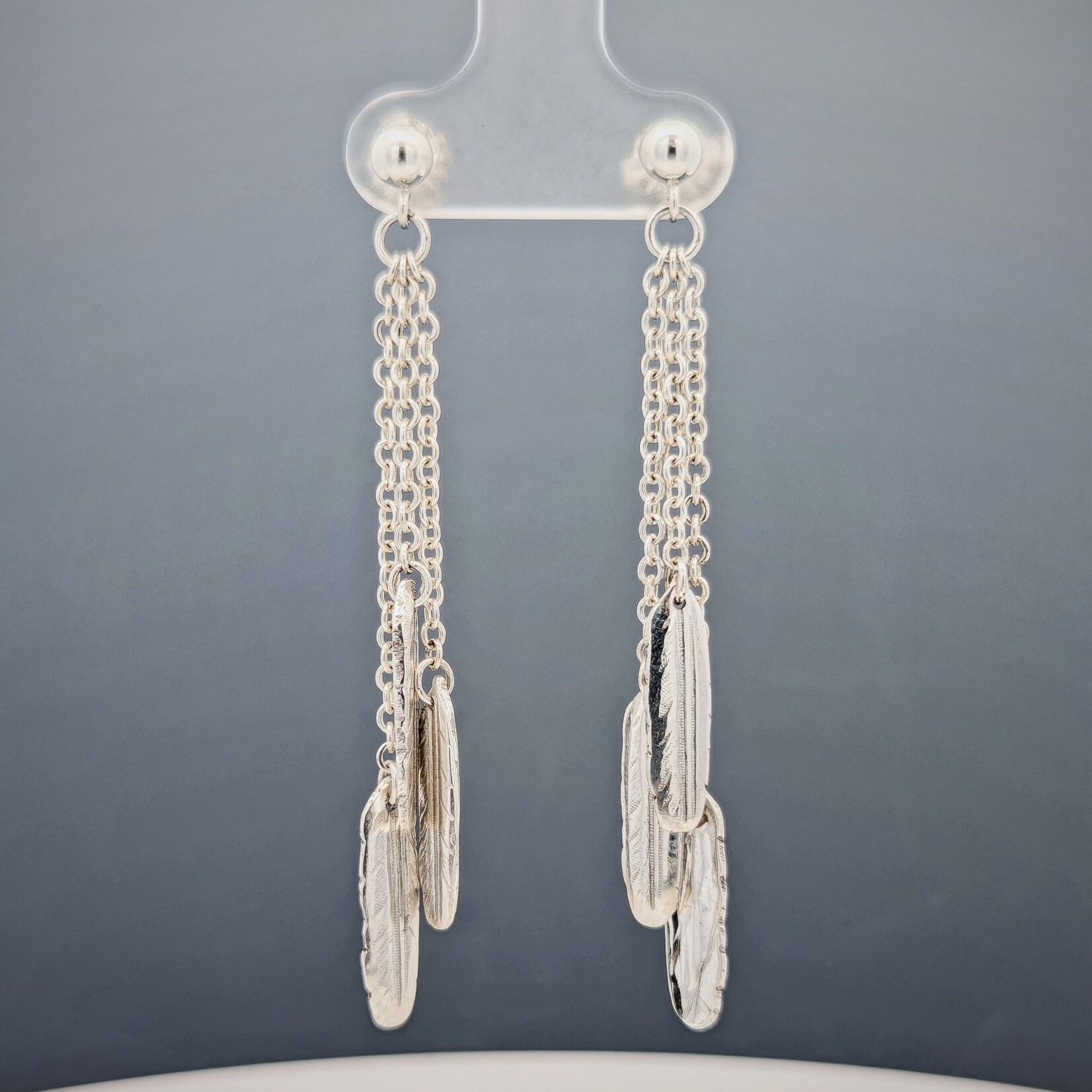 Modern Heirloom® Feather Dangle Earrings Sterling