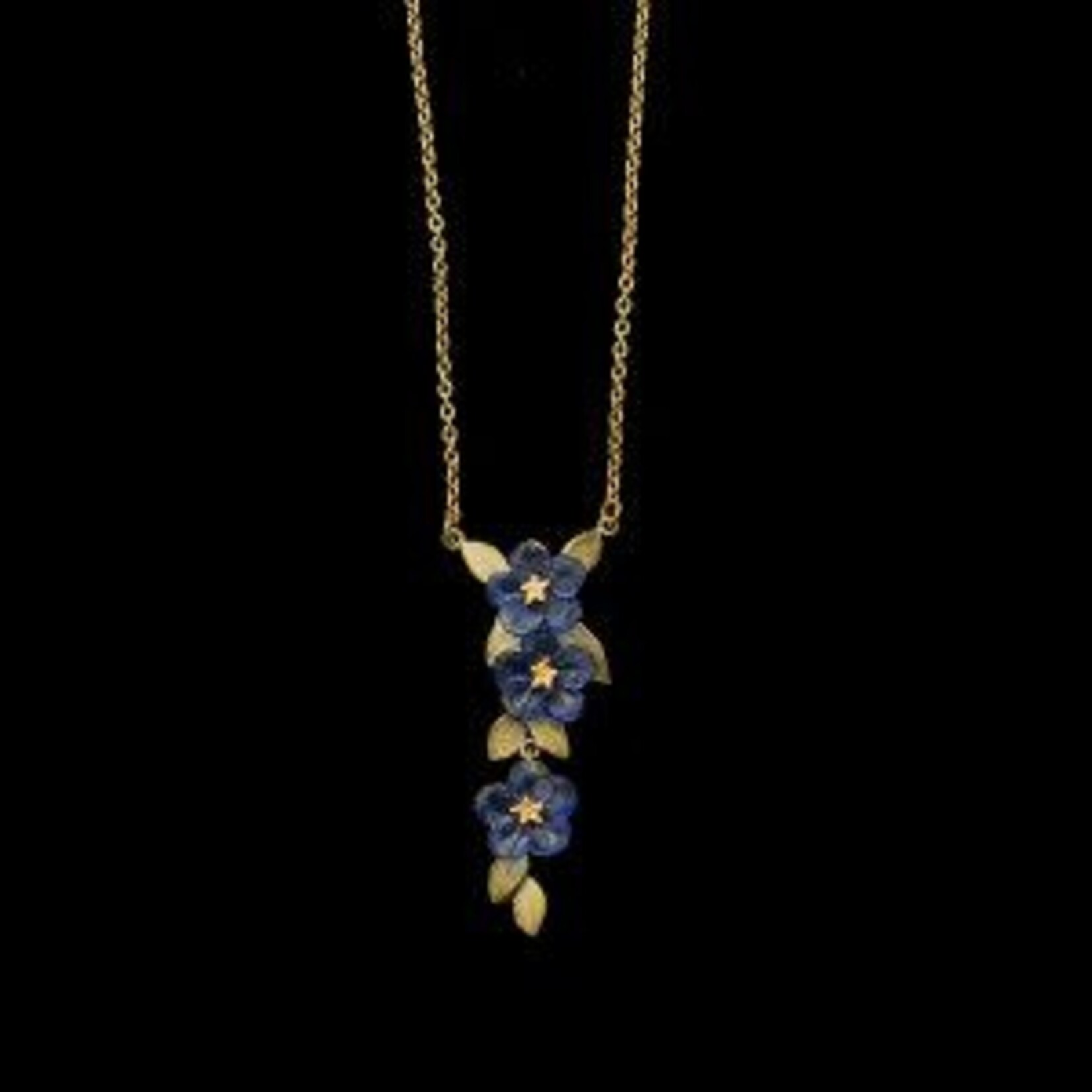 Four Seasons Design Group Inc. Blue Violet Adj 16" Necklace