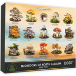 Highland Creek Puzzles Mushrooms of North Carolina - 1000 pc Puzzle