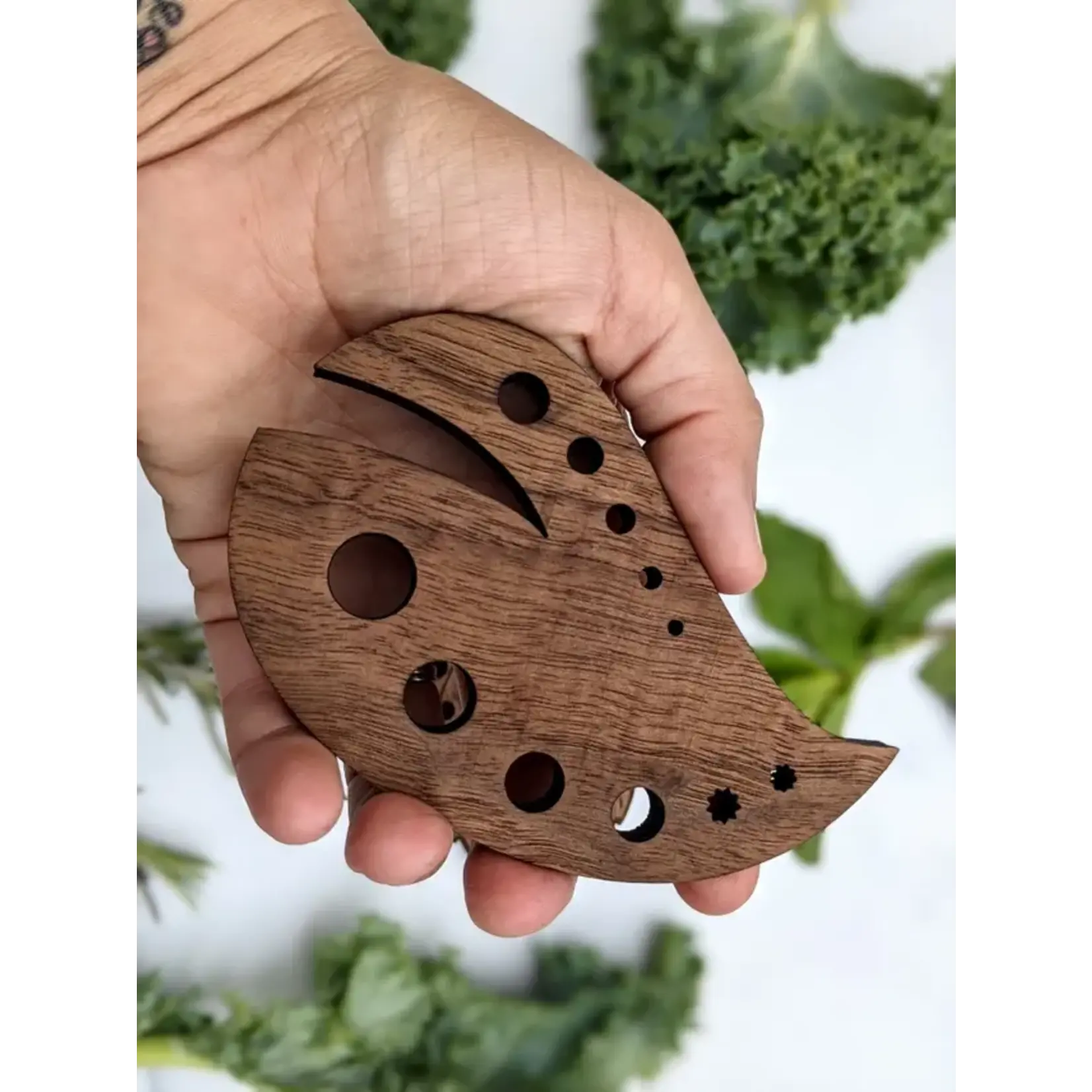 North to South Designs Walnut Herb Stripper - Modern