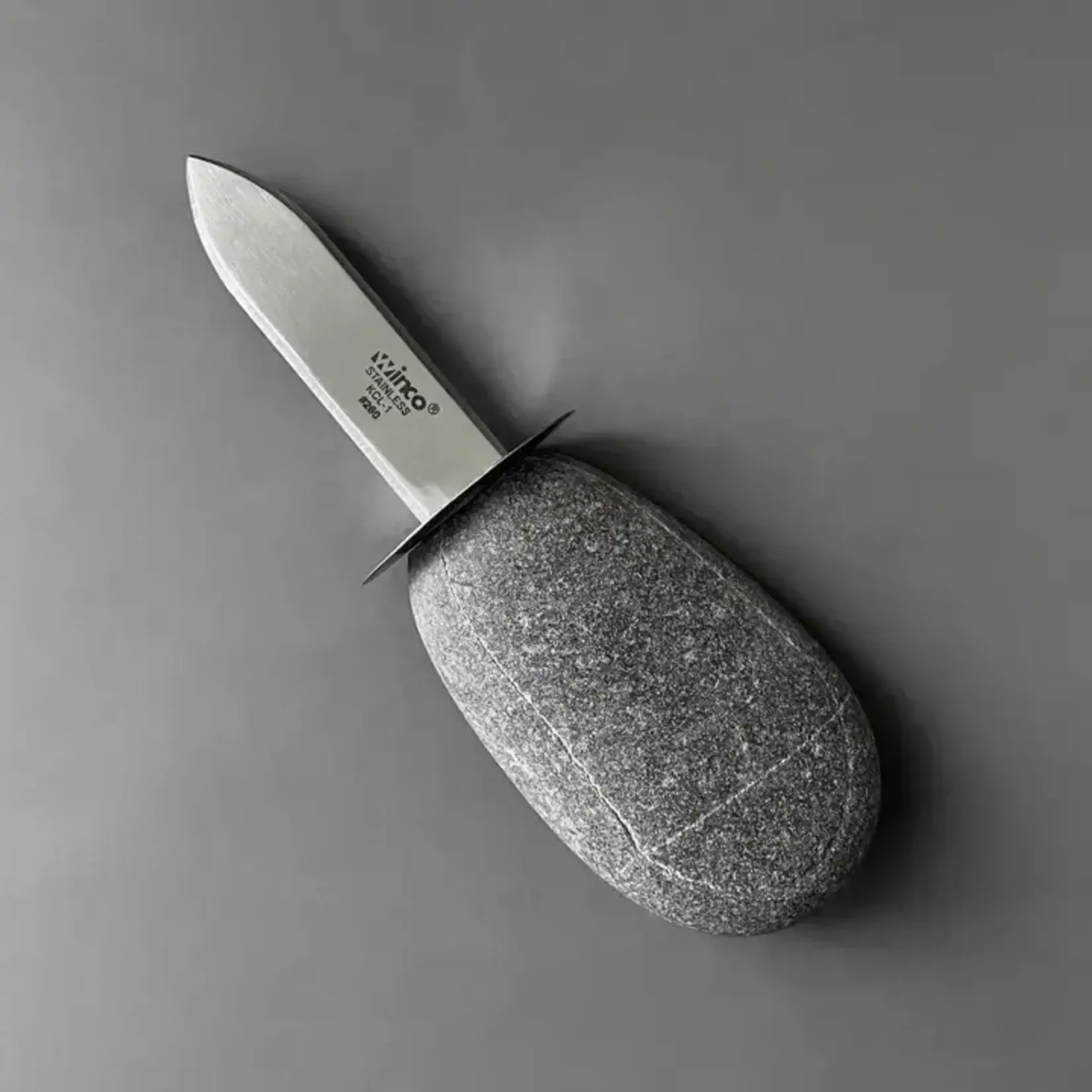 Funky Rock Desings Beach Stone Clam Shucker