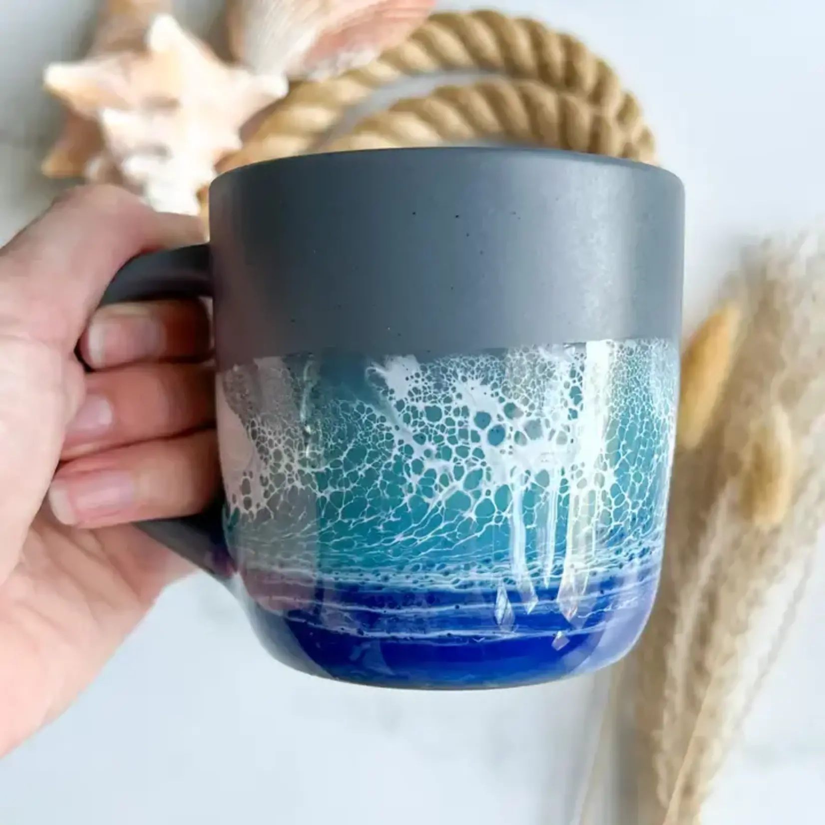 Citrus Waves Art Waves Coffe Mug