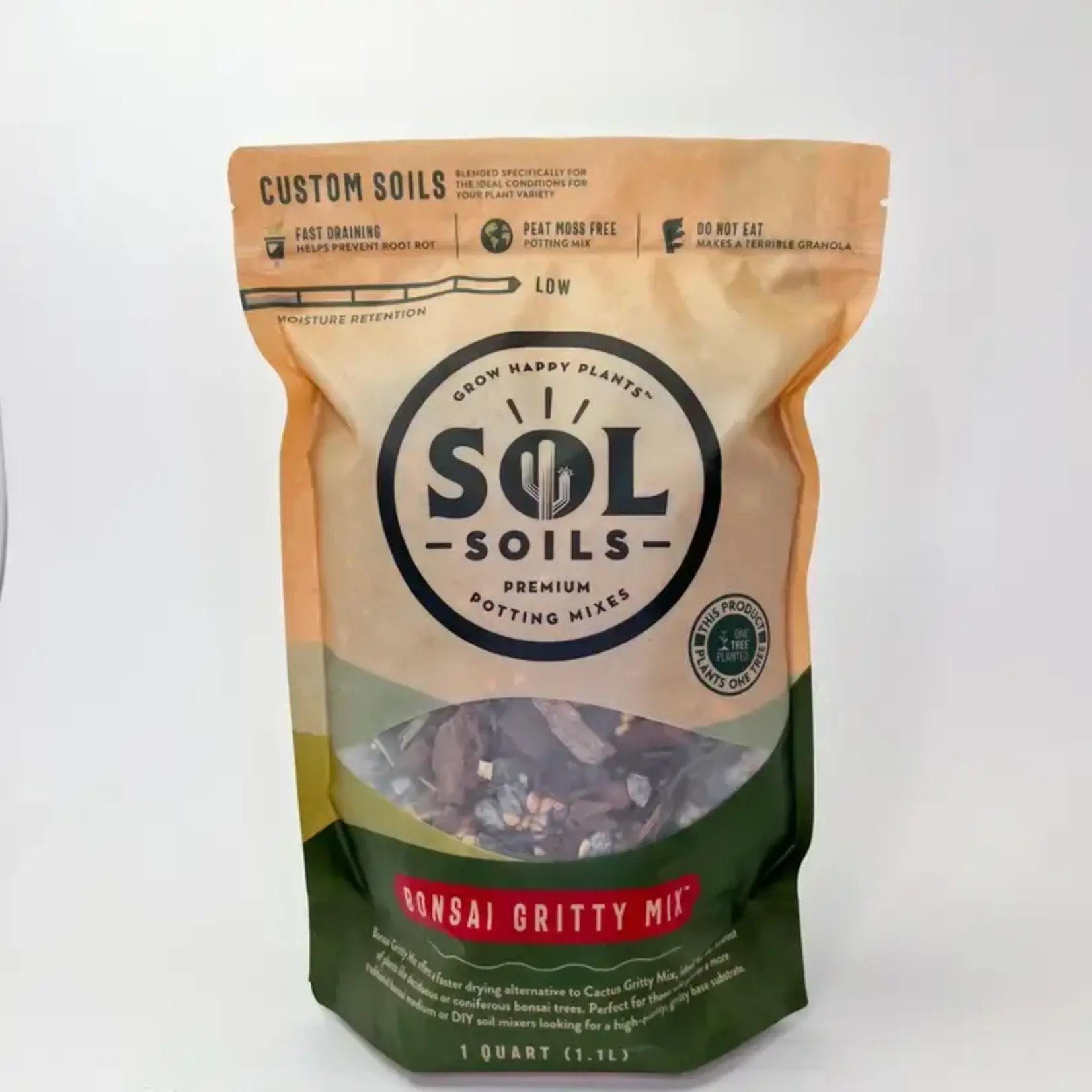 Sol Soils Bonsai Soil - Gritty Mix (1 qt)