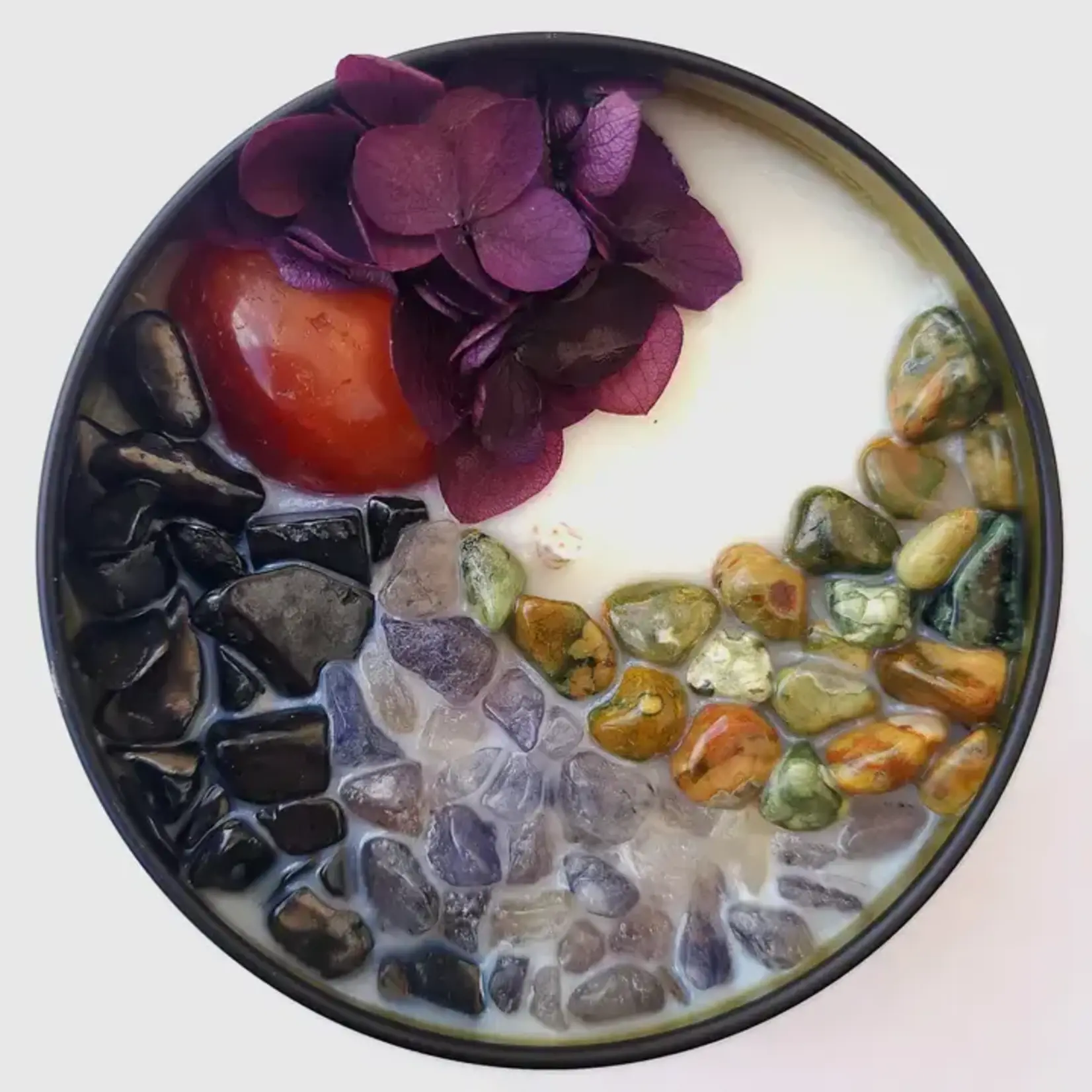 Nymph & Satyr Co. Bia (Fierce Goddess of Power and Might) - 8oz Soy Crystal Candle