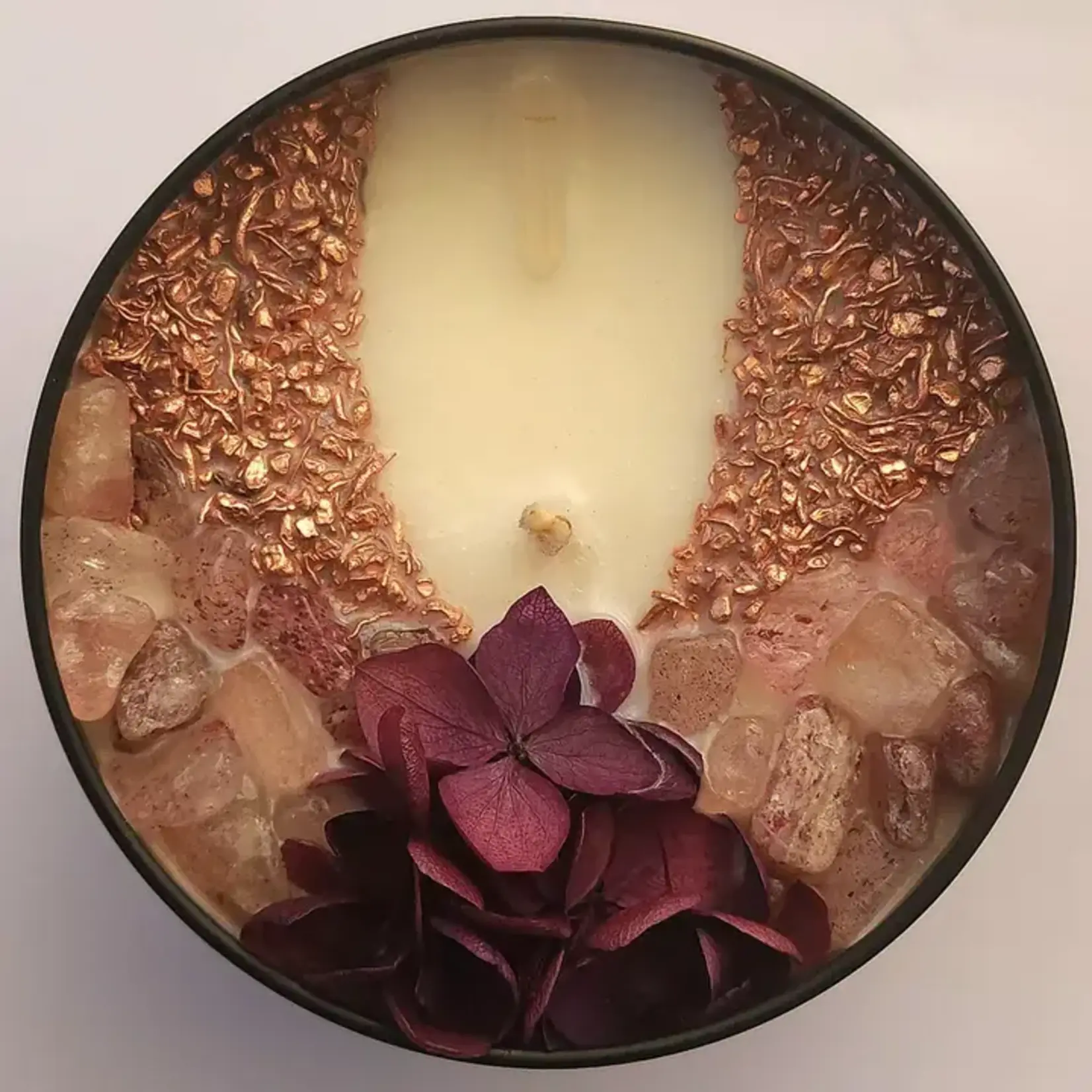 Nymph & Satyr Co. Hestia (Hearth, Home, and Fire) - 8oz Soy Crystal Candle