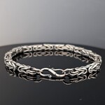 Modern Heirloom® Sterling Men's Byzantine Chain Bracelet - 5mm