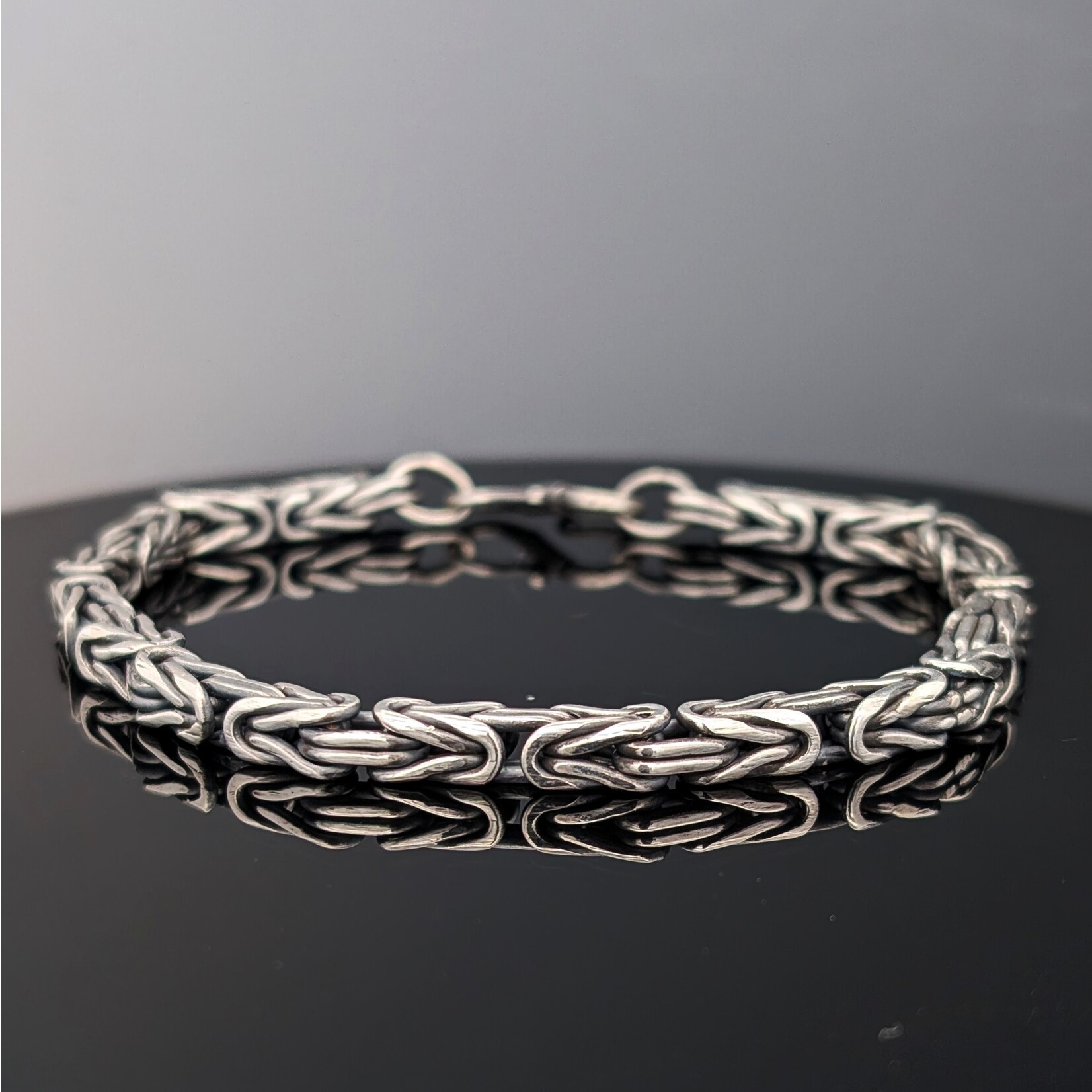 Modern Heirloom® Sterling Men's Byzantine Chain Bracelet - 5mm