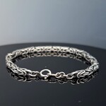 Modern Heirloom® Sterling Men's Byzantine Chain Bracelet - 4mm