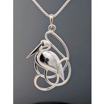 Modern Heirloom® Elegant Pelican Large Pendant, 22" Spiga 1.3mm