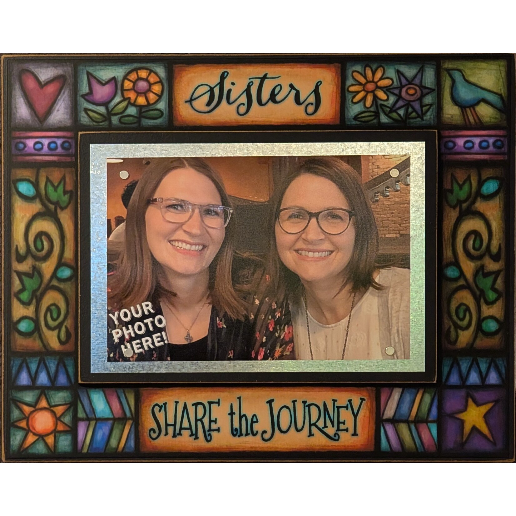 Spooner Creek Designs Picture Frame 8"x10" - Sisters Share the Journey