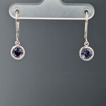 Modern Heirloom® Sterling Filigree Dangle Earring w/ 6mm Iolite