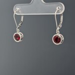 Modern Heirloom® Sterling Filigree Dangle Earring w/ 6mm Garnet